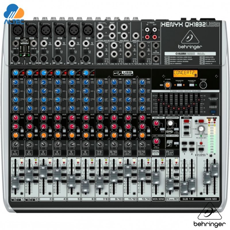 Behringer Xenyx Qx Usb Consola Premium De Canales