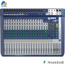 Soundcraft SIGNATURE 22 - mezcladora con efectos e interfaz de audio de 22 entradas