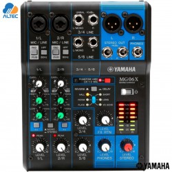 Yamaha MG06X - mezcladora de audio de 6 canales con efectos