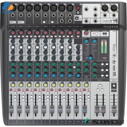 Soundcraft SIGNATURE12MTK - mezcladora con efectos e interfaz de audio de 12 entradas multitrack