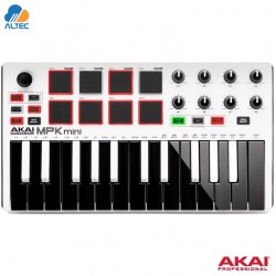 AKAI MPK MINI MK3 WHITE - teclado controlador MIDI