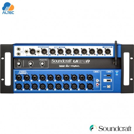 Soundcraft UI24R - mezclador de audio digital de 24 canales - mixer - consola