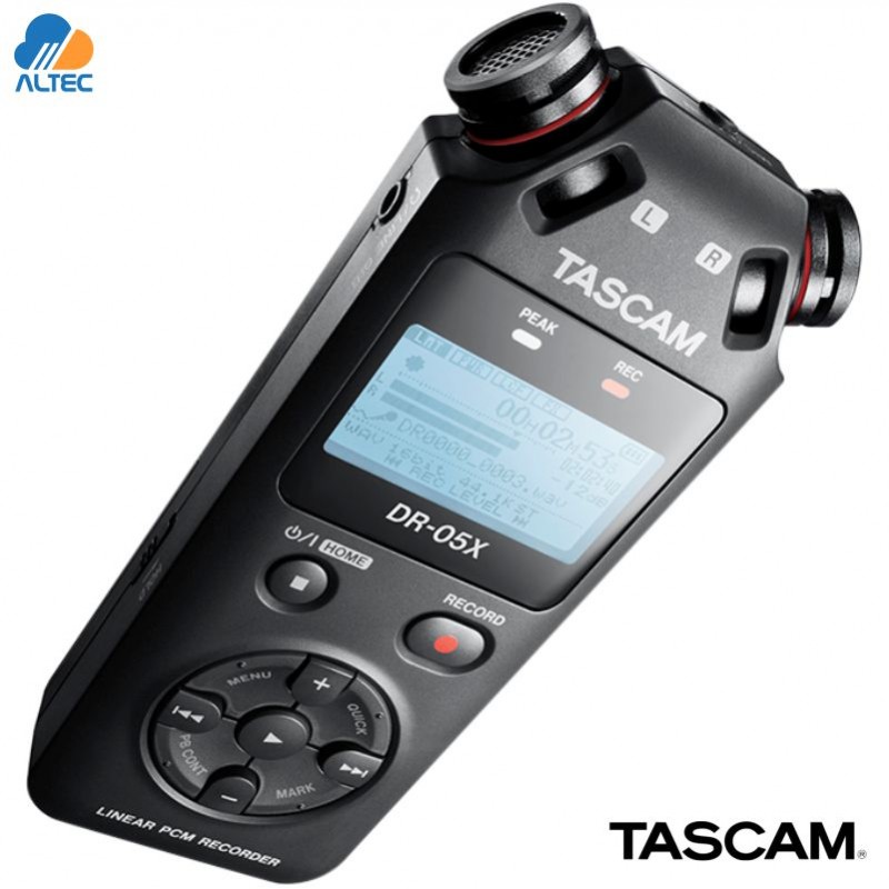 TASCAM-Grabadora de voz profesional DR05x DR-05X, grabadora de voz Digital  portátil, MP3, pluma de grabación, interfaz de Audio USB, nueva versión