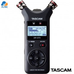 Tascam DR-07X - grabadora digital de audio estereo, portatil e interfaz de audio USB