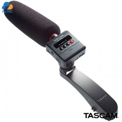Tascam DR-10SG - grabadora de audio para camara con microfono tipo escopeta