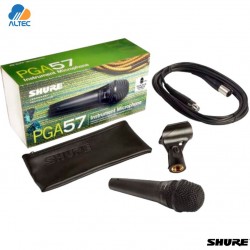 SHURE PGA57 XLR - Micrófono dinamico para instrumentos