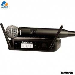 SHURE GLXD24/SM58 - sistema de micrófono inalámbrico transmisor y receptor