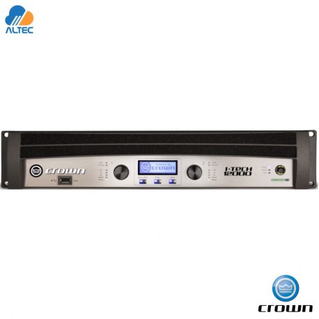 CROWN I T12000HD - 2 Canales 4500W a 4Ω amplificador