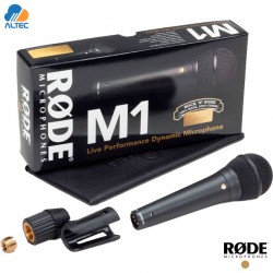RODE M1 - micrófono dinámico vocal para presentaciones en vivo