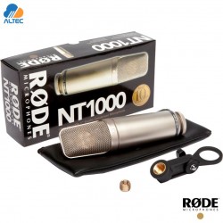 RODE NT1000 - micrófono condensador de 1 pulgada para estudio, instrumentos y vocal