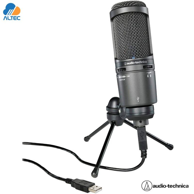 Simposio heno admiración Audio-Technica AT2020USB+ - microfono usb condensador cardioide
