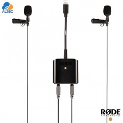 RODE SC6-L MOBILE INTERVIEW KIT - kit de 2 micrófonos de solapa e interfaz para smartphones apple