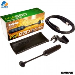 SHURE PGA98D-XLR - micrófono condensador cardioide para batería y percusión