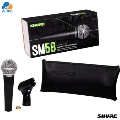 Micrófono dinámico SM58-LC SHURE - Super Audio