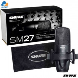 SHURE SM27-SC - micrófono condensador profesional cardioide de gran diafragma