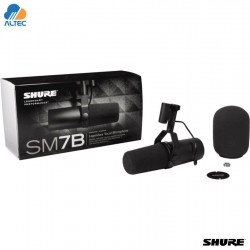 SHURE SM7B - micrófono dinámico vocal de estudio