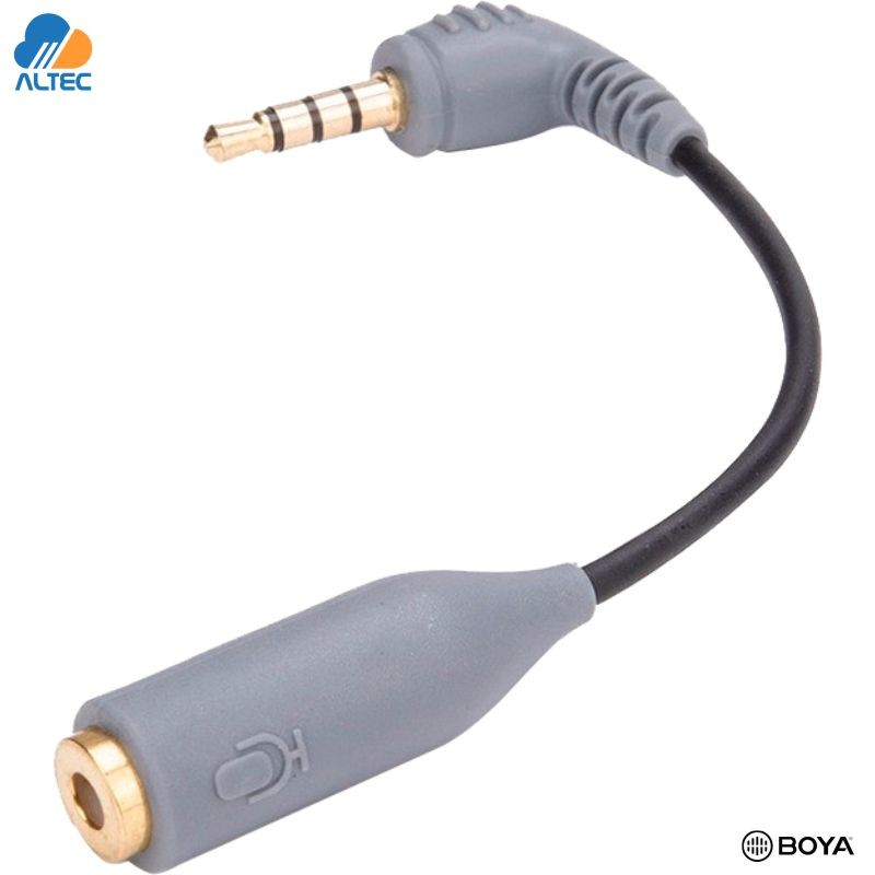 CABLE ADAPTADOR DE MICRÓFONO IOS-USB BOYA BY-K3