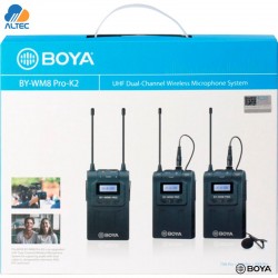 Boya BY-WM8 PRO K2 - micrófono inalámbrico digital de doble canal