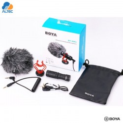 Boya BY-MM1 - microfono de escopeta de condensador cardioide