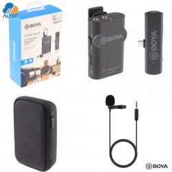 Boya BY-WM4 Pro K5 - sistema de micrófono inalámbrico para android y dispositivos tipo c