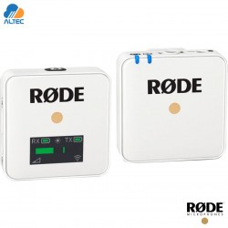 RODE WIRELESS GO WHITE - sistema de micrófono inalámbrico compacto blanco