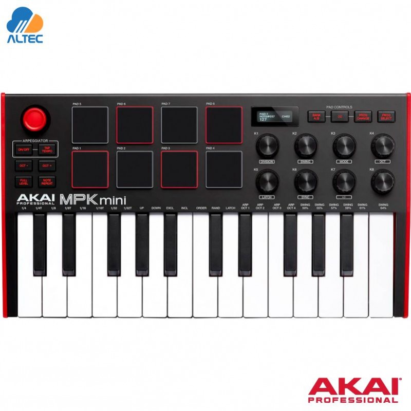 AKAI MPK MINI MK3 - teclado controlador MIDI