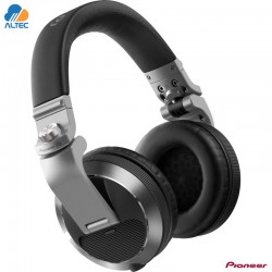 Pioneer HDJ-X7-S - audifonos dj over ear cerrados plata plateados