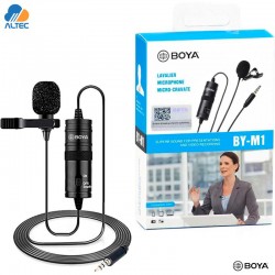 Boya BY-M1 - microfono de solapa dual omnidireccional