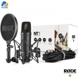 RODE NT1 Kit - micrófono condensador cardioide con soporte y antipop