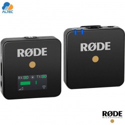 RODE WIRELESS GO - sistema de microfono inalambrico compacto negro