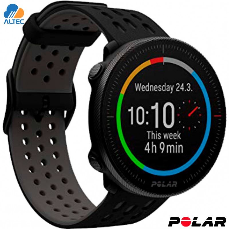 Reloj Deportivo Negro Polar Vantage M2