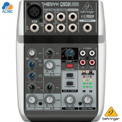Behringer XENYX Q502USB - mezcladora de 5 entradas e interfaz de audio