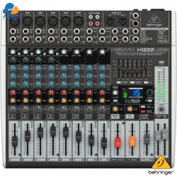 Behringer XENYX X1222USB - mezcladora de 16 entradas con efectos e interfaz de audio