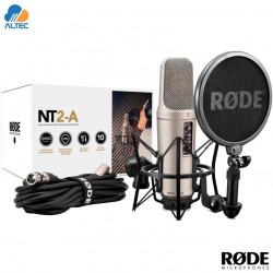 RODE NT2-A - micrófono condensador dual de 1 pulgada vocal e instrumentos