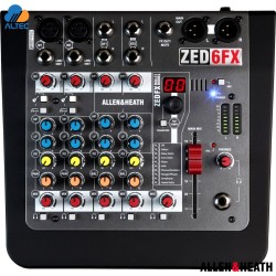 Allen & Heath ZED-6FX - mezcladora de 6 entradas con efectos