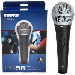 SHURE PG58-XLR - micrófono vocal dinámico cardioide