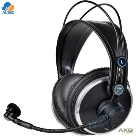 AKG HSD271 - audífonos con micrófono para estudio de grabación de audio y video