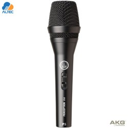 AKG P5-S - micrófono vocal dinámico de alto rendimiento con interruptor de encendido / apagado