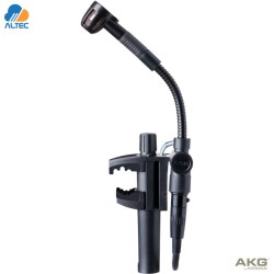 AKG C518M - micrófono de condensador con abrazadera en miniatura profesional con cable mini XLR a XLR estándar