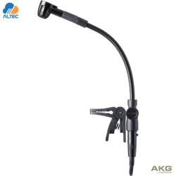 AKG C519M - micrófono de condensador con clip en miniatura profesional con cable mini XLR a XLR estándar