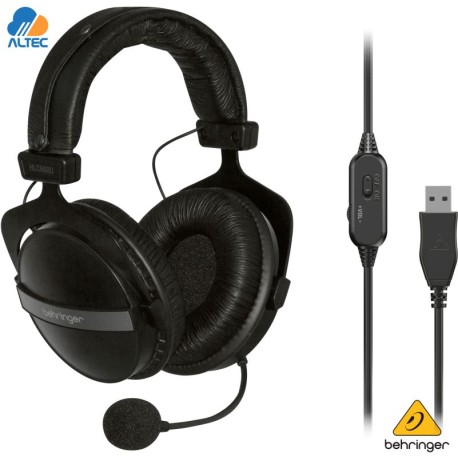 Behringer HL660U - audífonos multipropósito con micrófono incorporado y USB