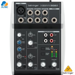 Behringer XENYX 502S - mezcladora de 5 entradas e interfaz de audio USB